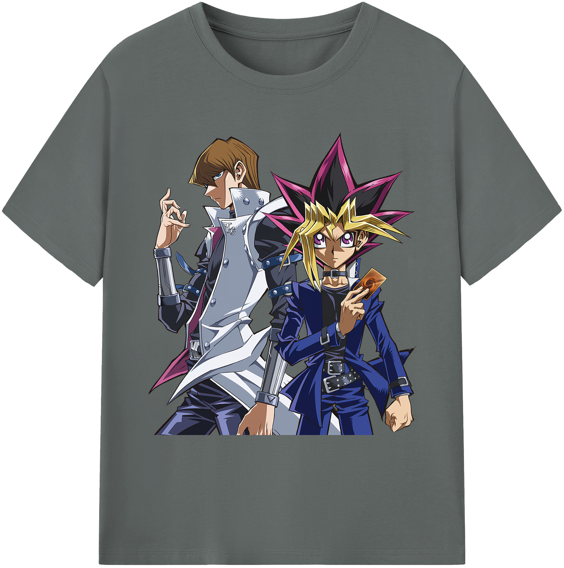 （画像用） 遊☆戯☆王 Yu-Gi-Oh! 綿100％ メンズ半袖Tシャツ｜肌触りやわらか＆通気性